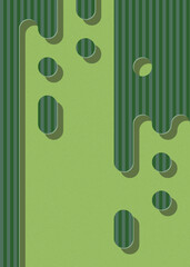 Abstract Rounded Color Lines halftone transition background illustration