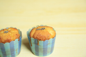 Fresh homemade delicious muffins