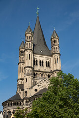 Fototapeta na wymiar Cologne, Germany; The catholic Cathedral in Cologne 