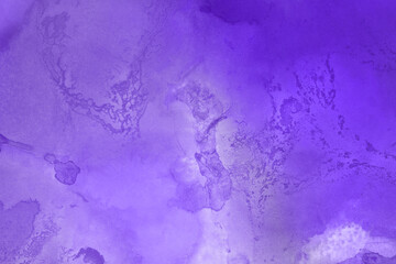 Obraz na płótnie Canvas Hand painted alcohol ink background. Abstract delicate violet texture. Contemporary feminine wallpaper. 