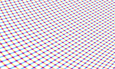 white background with colorful plaid pattern.