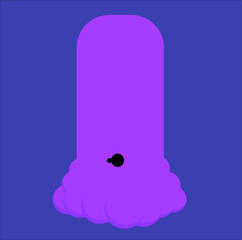 bright vector octopus from the ocean's quiet depths