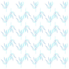 Drawing vector graphics with a floral pattern for design. Floral flower natural design. Graphics, sketch drawing.