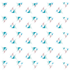 Fototapeta premium drawing from geometric shapes. the background