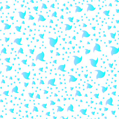 drawing from fancy shapes and elements with a gradient