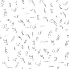 black and white graphic pattern and simple elements