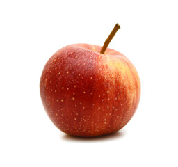 Fresh red apples isolated on white background 