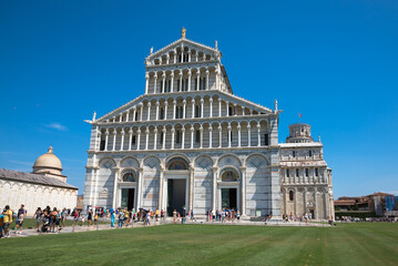 Obraz premium Pisa Cathedral (Cattedrale Metropolitana Primaziale di Santa Maria Assunta; Duomo di Pisa in italian), Pisa, Tuscany, Italy