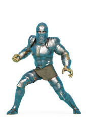 fantasy knight in white background