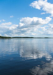Obraz na płótnie Canvas Beautiful Lake Trafford background in South Florida