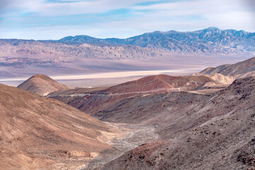 death valley national park on sunny day