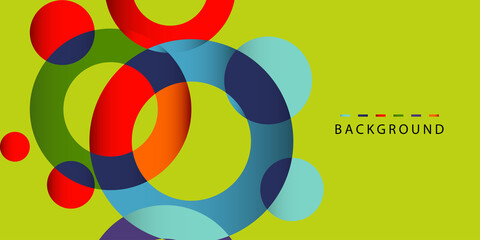 Fototapeta premium Circle Vector Design For Banner Print and Wallpaper Background
