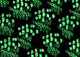 leopard print with glitter