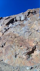 mountain landscape with blue sky