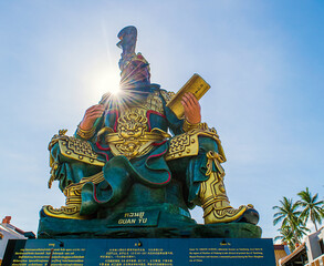 Guan Yu statue in Koh Samui