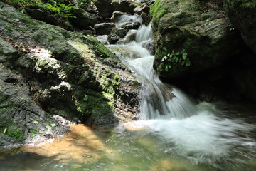 Natural landscape in mitake mountain , japan ,tokyo