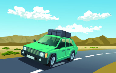 car on the road © Johnster Designs