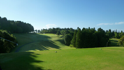 一切修正していないゴルフコースのナマ画像