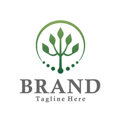 eco data logo creative concept