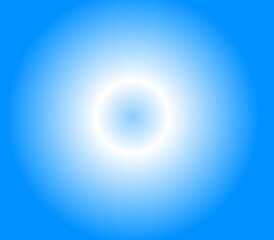 Blue gradient abstract background with white in the middle