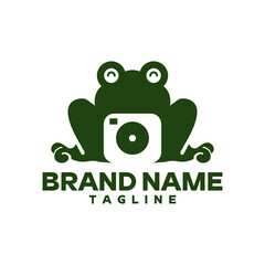 frog camera logo creative concept