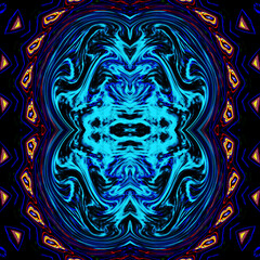 Abstract background Beautiful multicolor kaleidoscope texture.