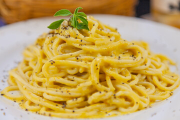 Pasta a la Pimienta, Gastronomía Italiana