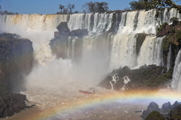 Iguazu Falls, viewed from the Argentina side of the Iguazu River