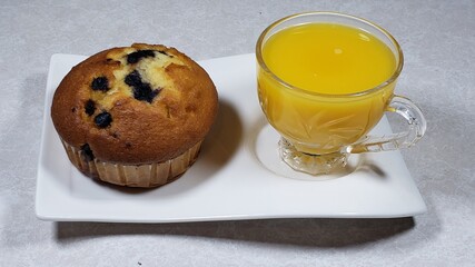 muffin and coffee