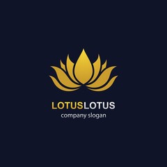 Lotus logo template vector icon