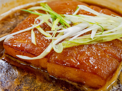 Close Up Shot Of A Delicious Dongpo Pork