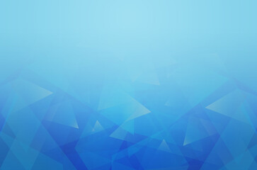 Geometric blue abstract background