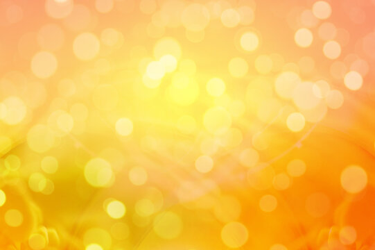 Orange color with bokeh background