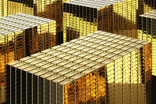 heap of gold bullion