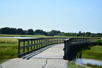 Fototapeta premium Wooden Bridge in Texas