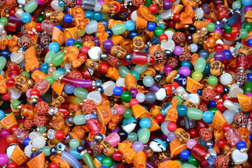 Gem beads bracelet lucky charm