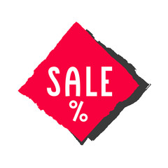 Modern promotion square web banner for social media mobile apps. Elegant sale and discount promo on a grunge background. Email ad newsletter layouts. 