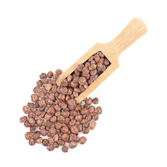 dried beans isolated on white background