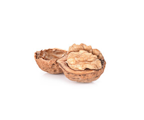 Walnuts  isolated on white background