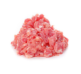 Pork  isolated on a white background
