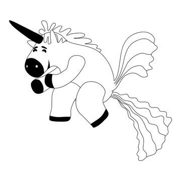 recommend clip art: Unicorn smiling pooping a rainbow, fantasy cute character beast multicolored shit turd, lineart