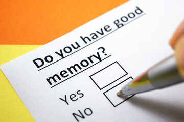 Obraz premium Questionnaire