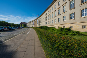 Wroclaw, Poland August 5, 2020; The building of the Lower Silesian Voivodship Office in the city of...