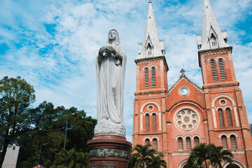 notre dame de saigon and virgin Mary