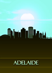 Adelaide City Skyline