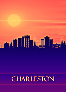 Charleston City Skyline