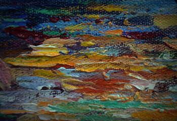 Art painting Abstract Oil color Background from thailand