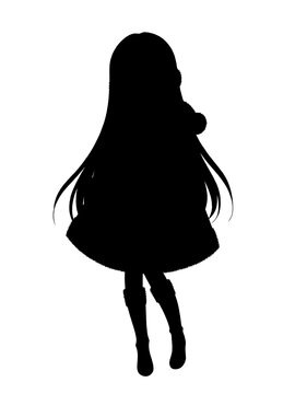 Anime Silhouette Illustration Stock Photos And Royalty Free Images Vectors And Illustrations Adobe Stock