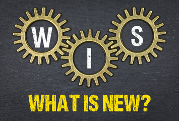 WIS what is new? - obrazy, fototapety, plakaty