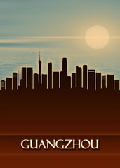 Fototapeta premium Guangzhou City Skyline